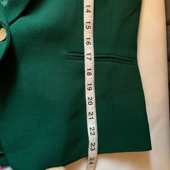 Elegant Teal Women's Blazer - Picture 4 of 9